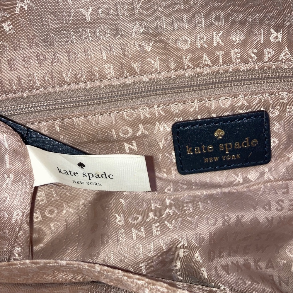 Kate Spade Fernrose Baxter Street Shoulder Tote Bag Purse in Asphalt EUC - Picture 10 of 11